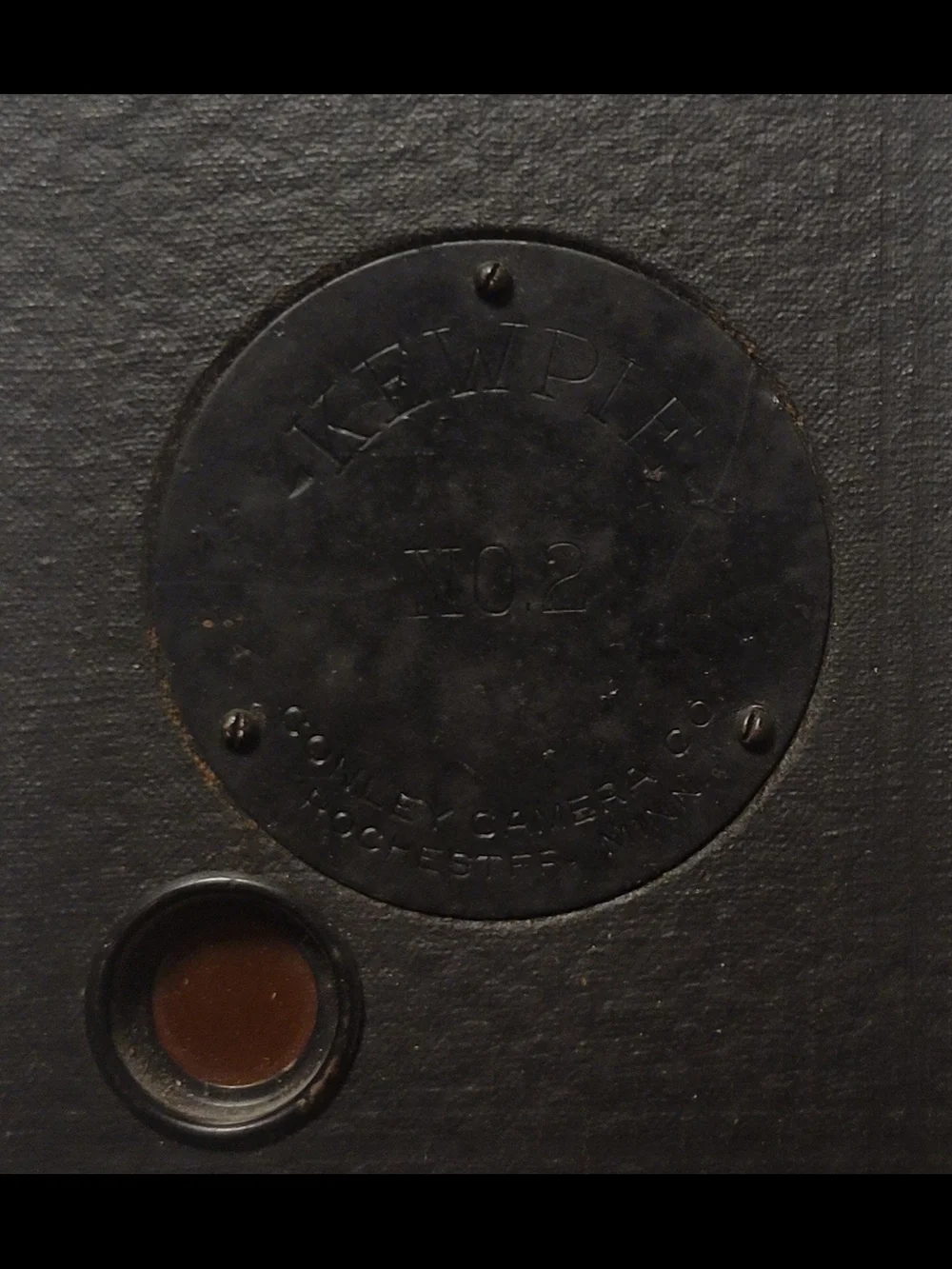 Antique Kewpie Box Camera - 1915-1922 Black Leatherette Film Camera
